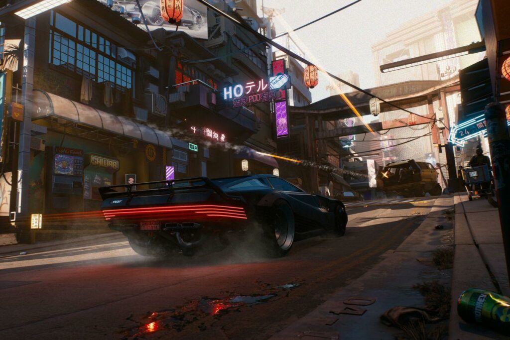 tapeta gamingowa na pulpit HD cyberpunk 2077